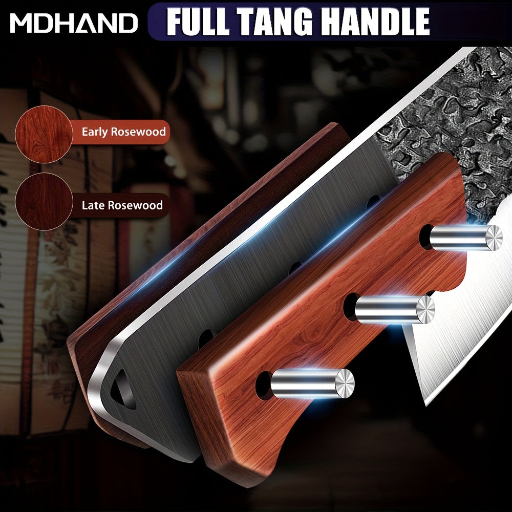 Coffret 3 Couteaux Forgés à la Main + Affûteur