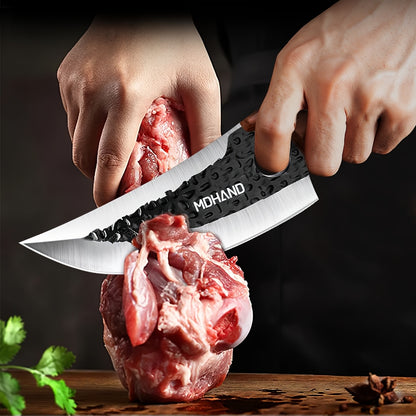 Coffret 3 Couteaux Forgés à la Main + Affûteur